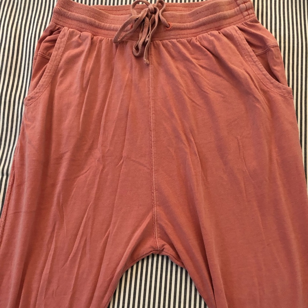 Anthropology drop crotch lounge pants